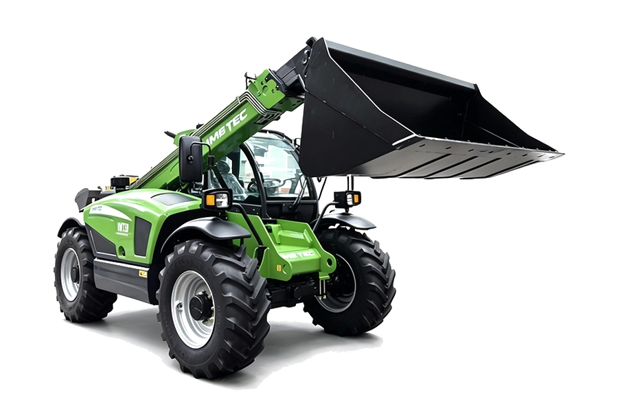 LTSZ telehandler with bucket attachment